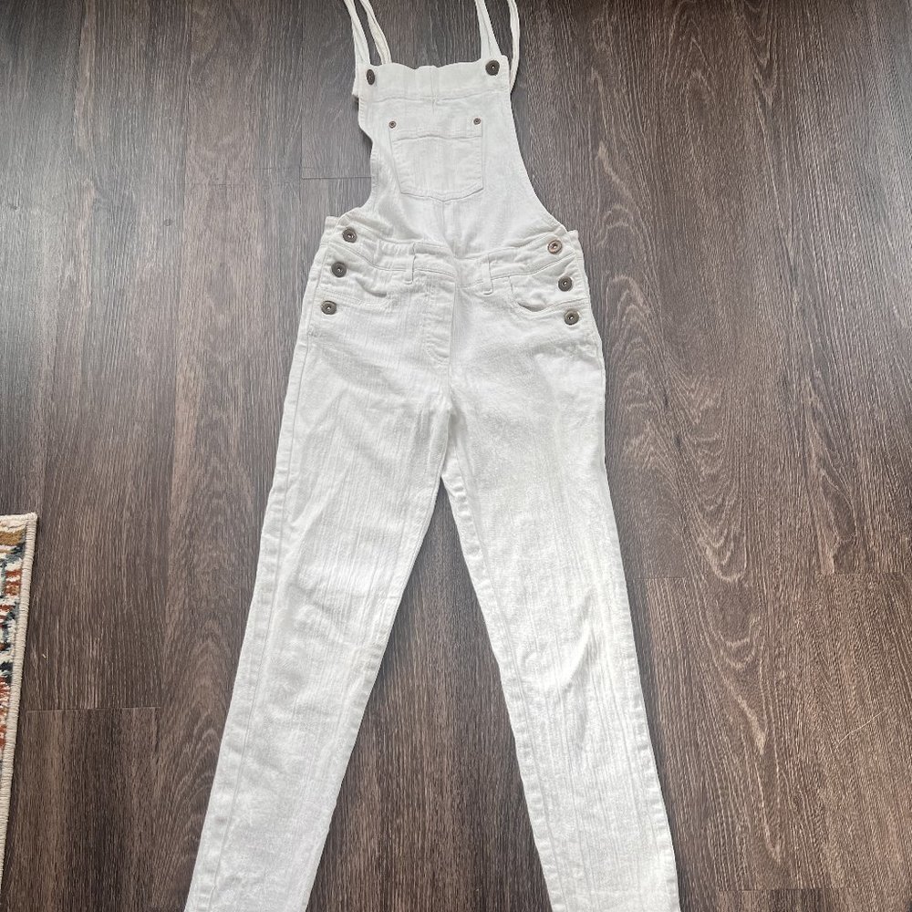 White Womens Overalls